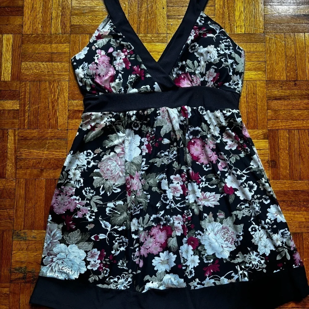 y2k later 2000s floral dress - Picture 2 of 5